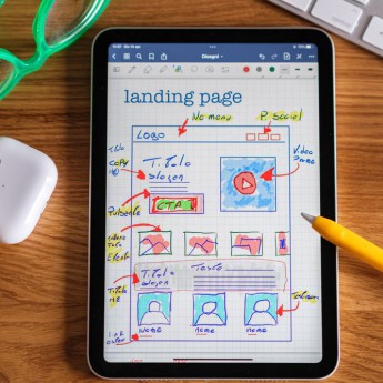 Recipe app landing page